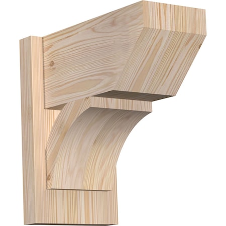Ekena Millwork Thorton Slat Smooth Outlooker, Douglas Fir, 7 1/2"W x 14"D x 14"H OUT08X14X14THR06SDF